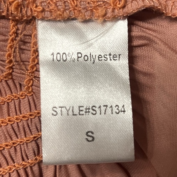 Anthropologie Mustard Seed Cottagecore Boho Top SMALL Smocked Peasant Romance EC - Picture 4 of 6